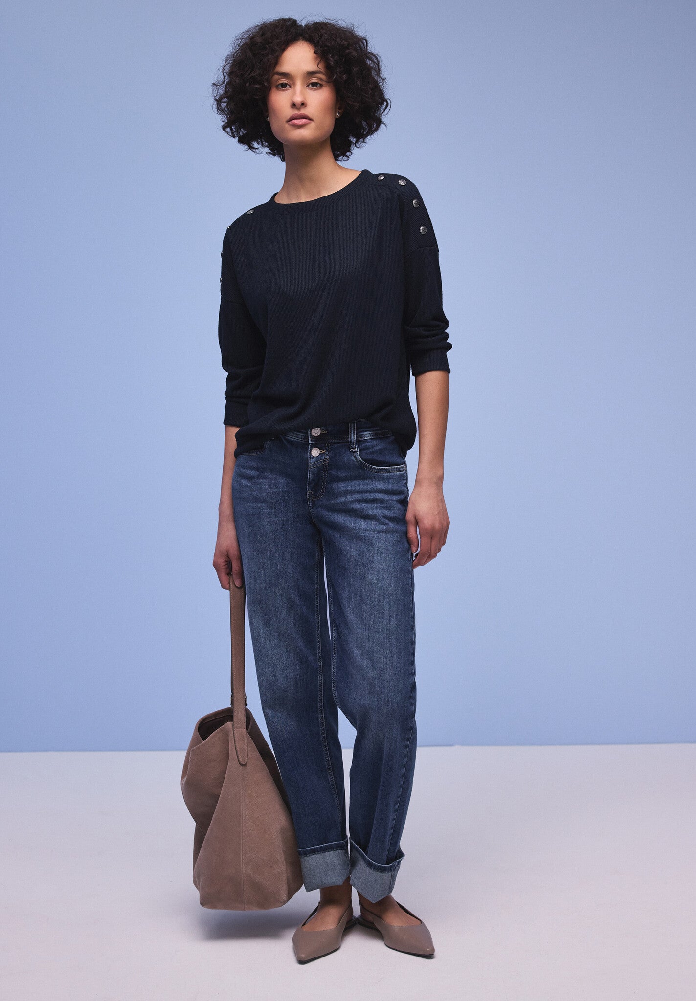 Street One Trui A324632  - 17502 Shadowed Navy 