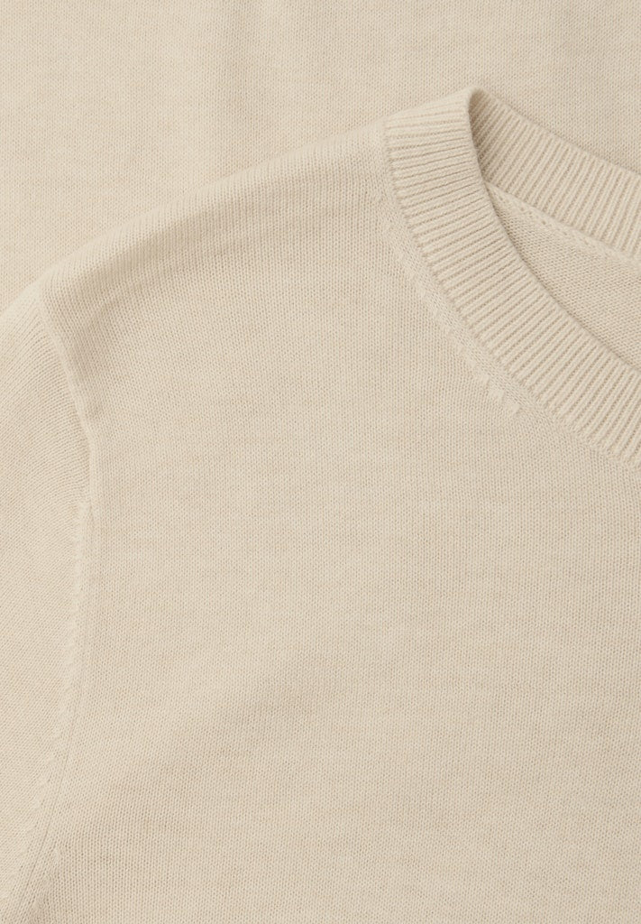 Street One Trui Korte Mouw 303818 - 17514 Smoke Beige Mel.