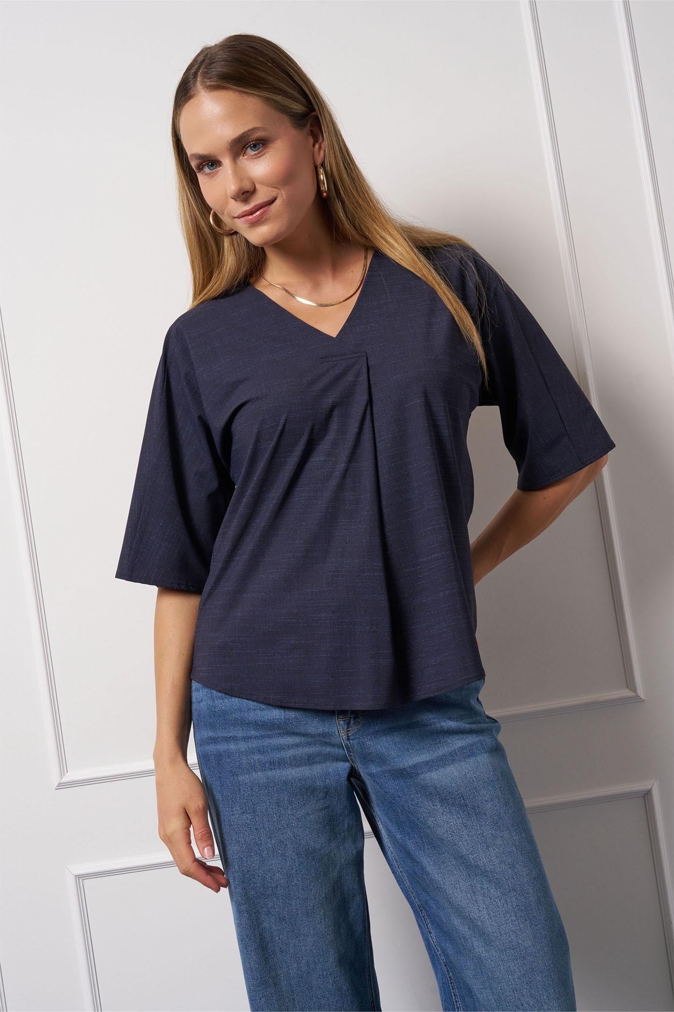 Studio Anneloes Denim top 13123 - 6990 Dark Blue/B