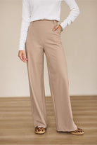 Studio Anneloes Lexie bonded trousers 94801 - 2200 Latte
