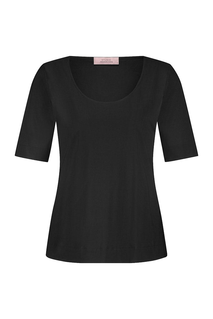 Studio Anneloes T-shirt Sascha 91537 - 9000 Black