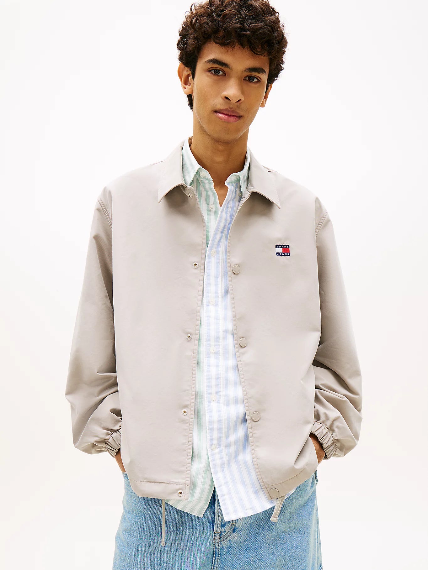 Tommy Hilfiger Overshirt DM0DM22778 - PKE Limestone Dust