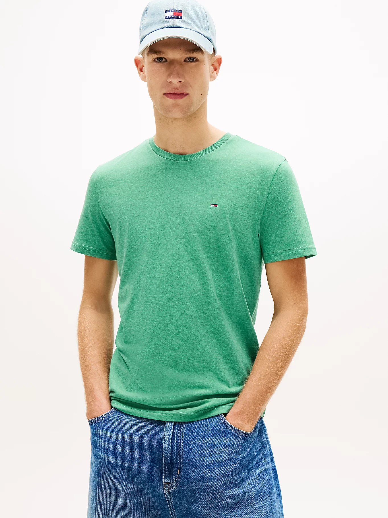 Tommy hilfiger T-shirt DM0DM20363 - L5Y Bahama Green Htr