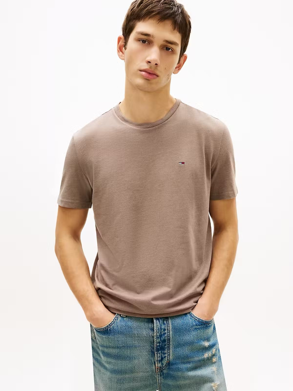 Tommy hilfiger T-shirt DM0DM20363 - PKD Ivy Mink Htr