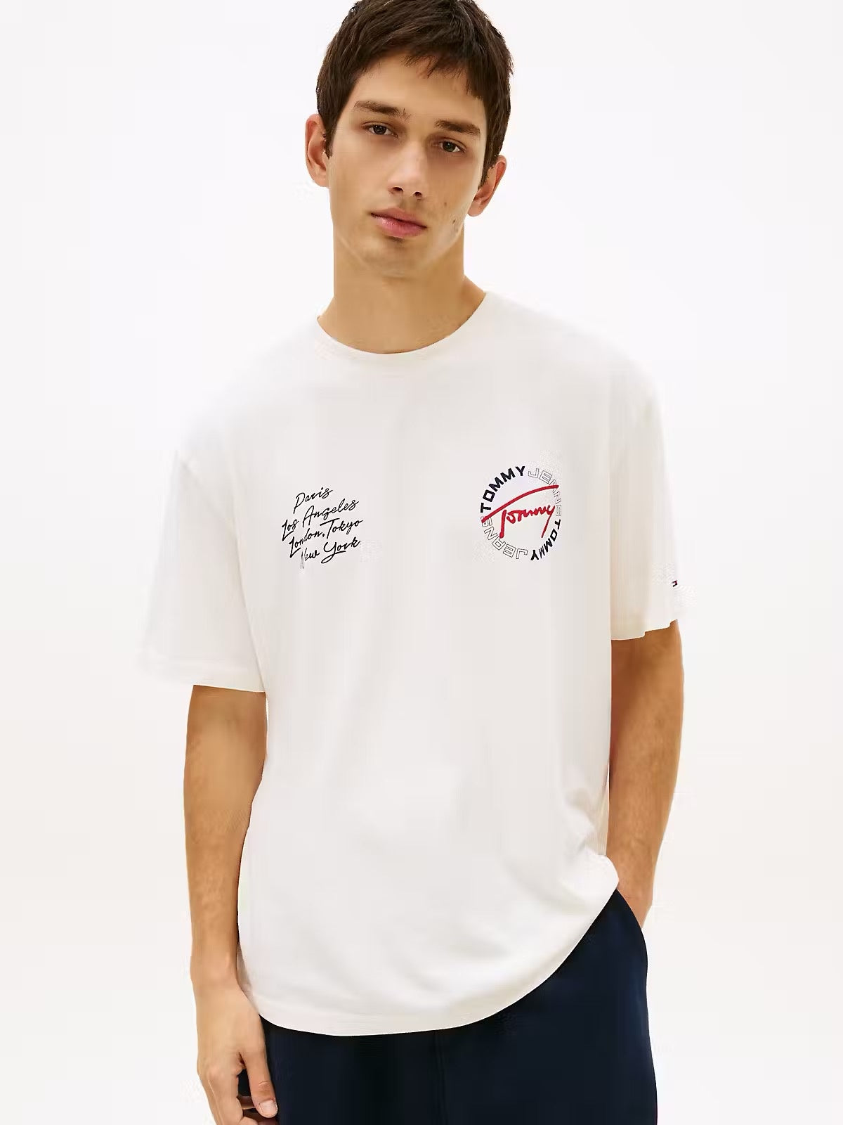 Tommy hilfiger T-shirt DM0DM22535 - YBH Ancient White