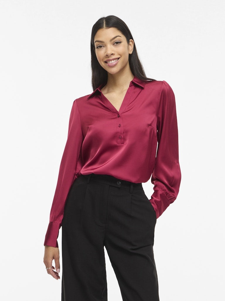 Vila Blouse VIENNA 14117549 - Anemone