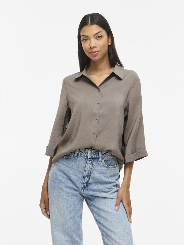 Vila Blouse VIHULA 14111779 - Falcon