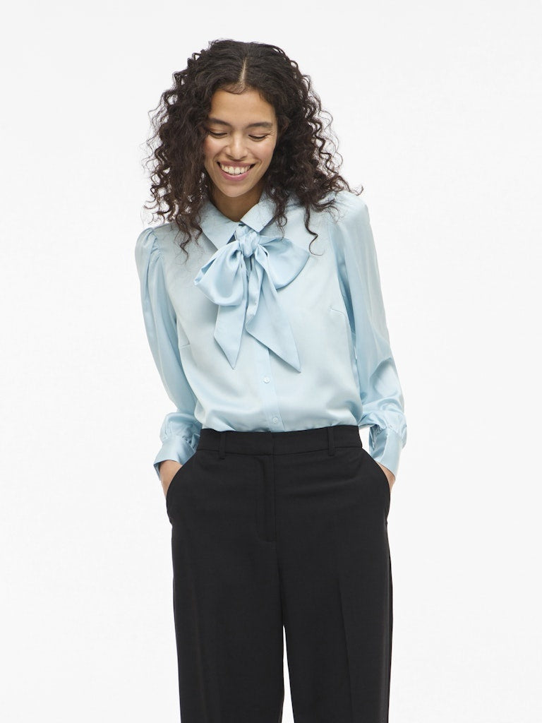 Vila Blouse VILUCHA 14111077 - Winter Sky