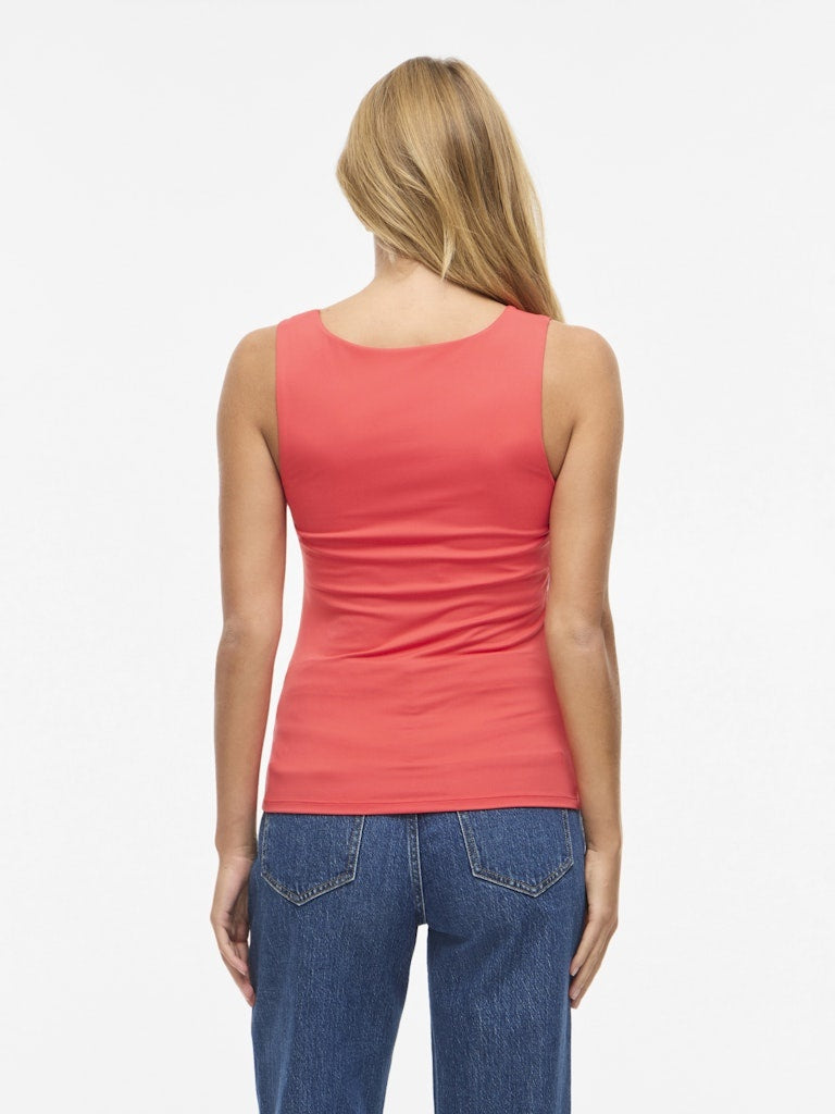 Vila Tank Top VIKENZA 14089092 - Hibiscus
