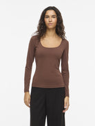 Vila Top VIKENZA 14119089 - Coffee Bean