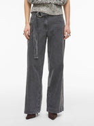 Vila Wide Leg Jeans 14113139 - Navy Blazer