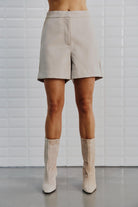 Withblack Shorts WBLANNI 00001721 - Silver Lining 