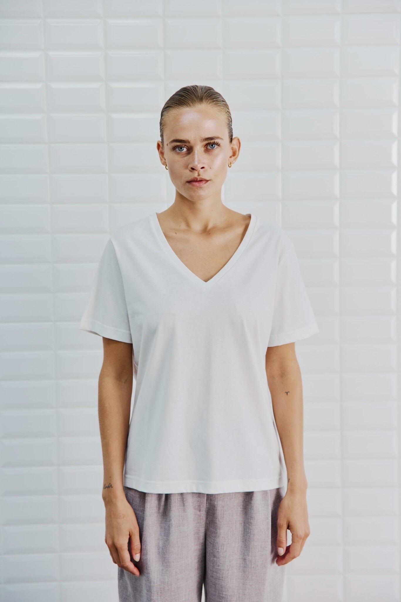 Withblack T-shirt WBLGABRIELLA 00001708 - Cloud