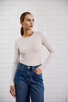 Withblack Top 00000571 - Cloud White