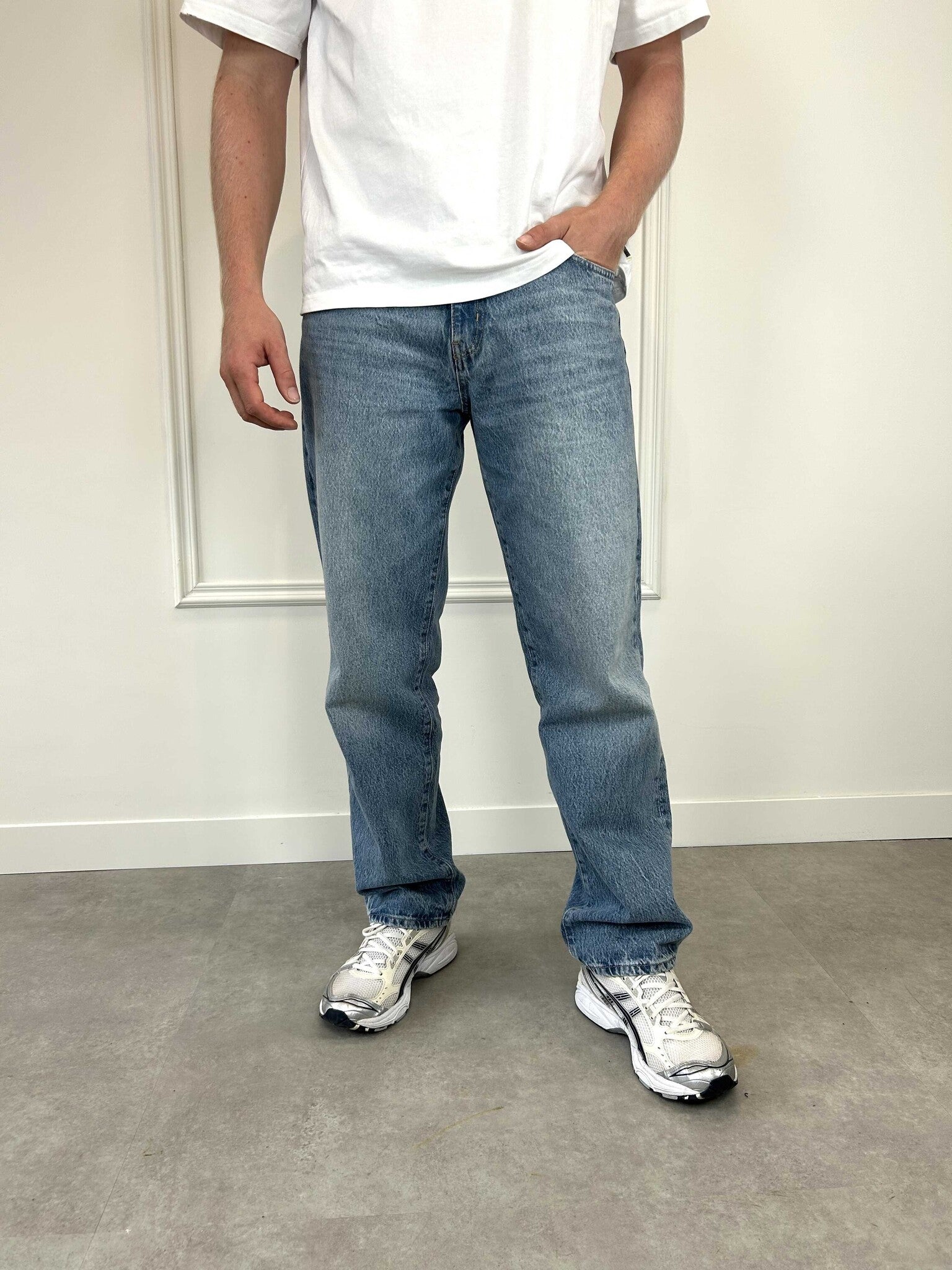 Woodbird Loose Fit Jeans Leroy Arctic 2500-111 - Light Blue