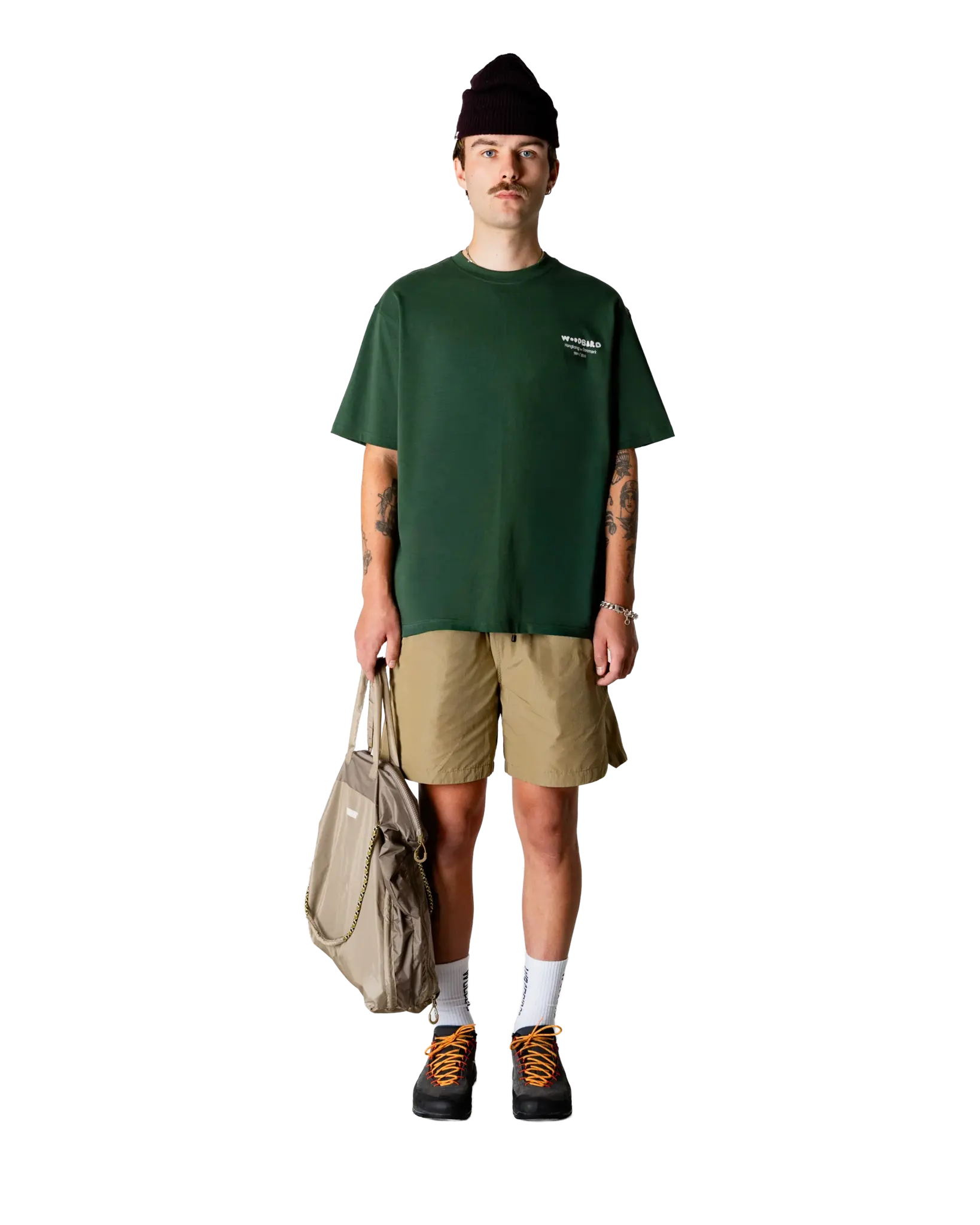 Woodbird T-Shirt WBBaine Wok 2616-402 - Pine Green