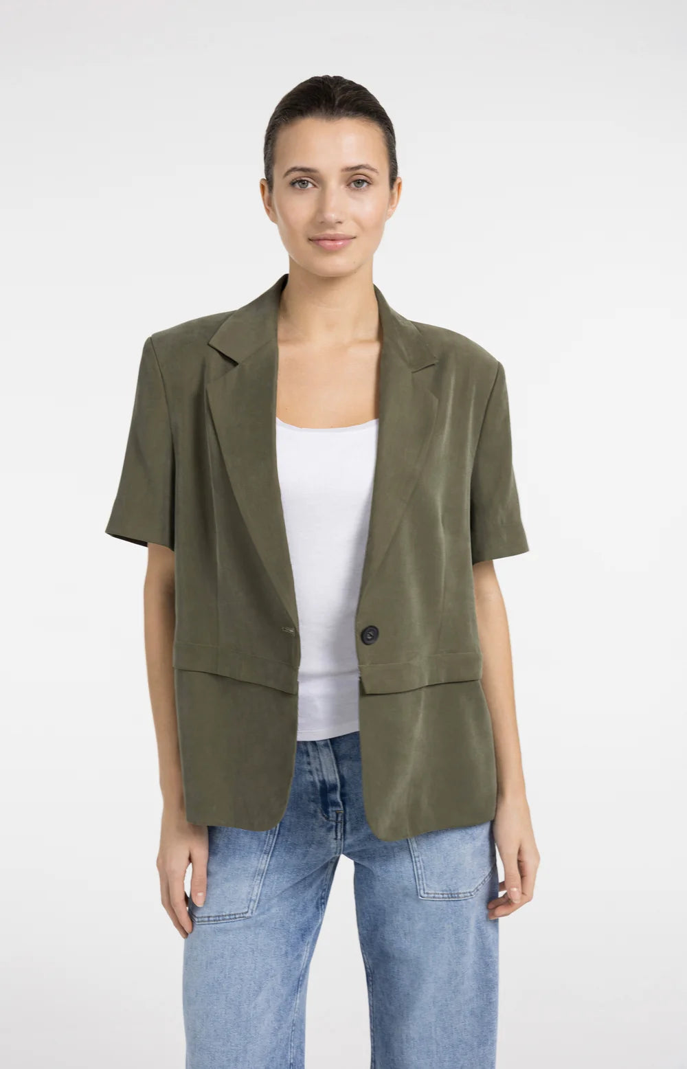 Yaya Blazer Afritsbare Zoom 01-501083-604 - 99065 Army Green