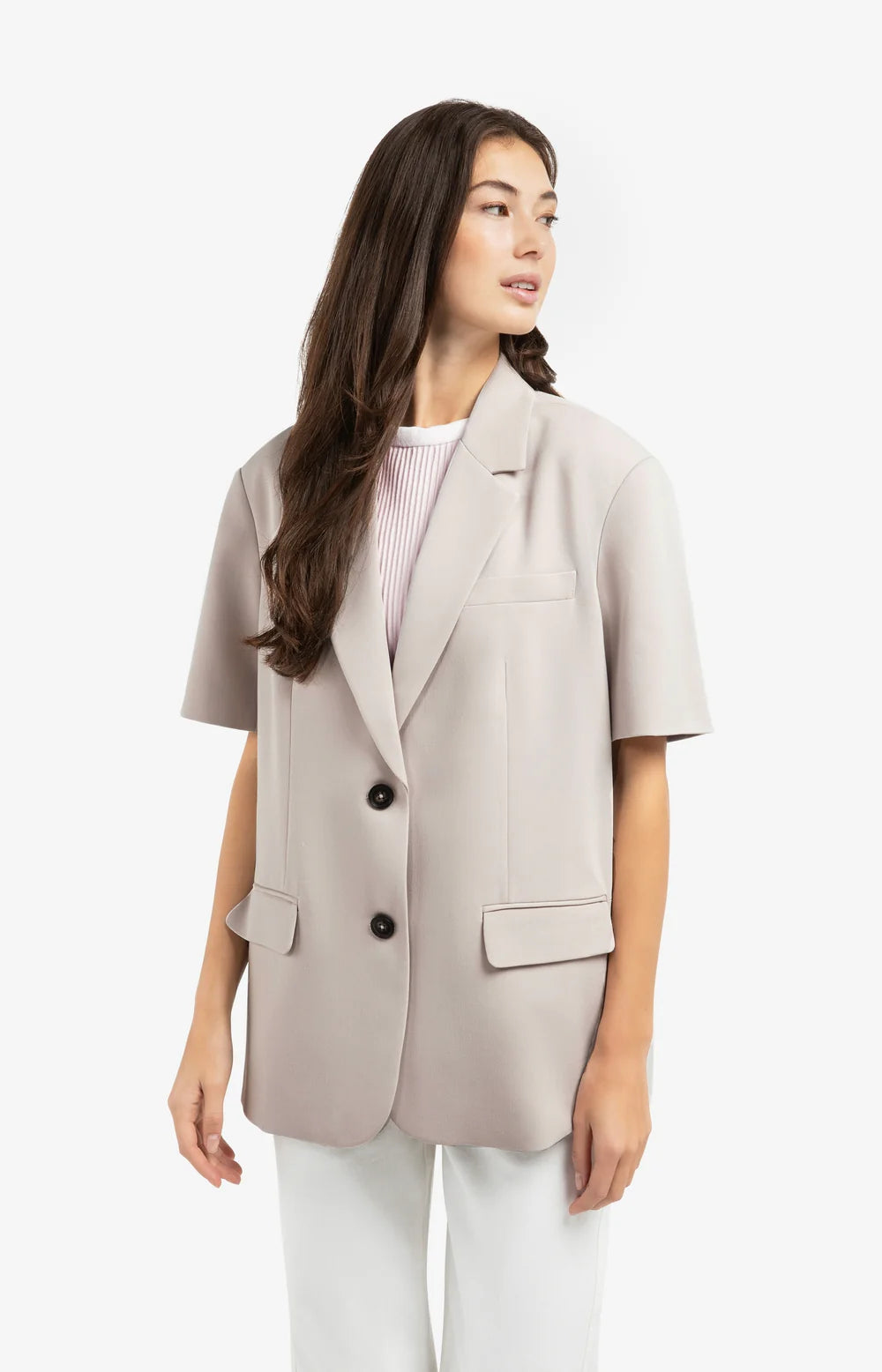 Yaya Blazer Oversized 01-501082-603 - Mauve Purple