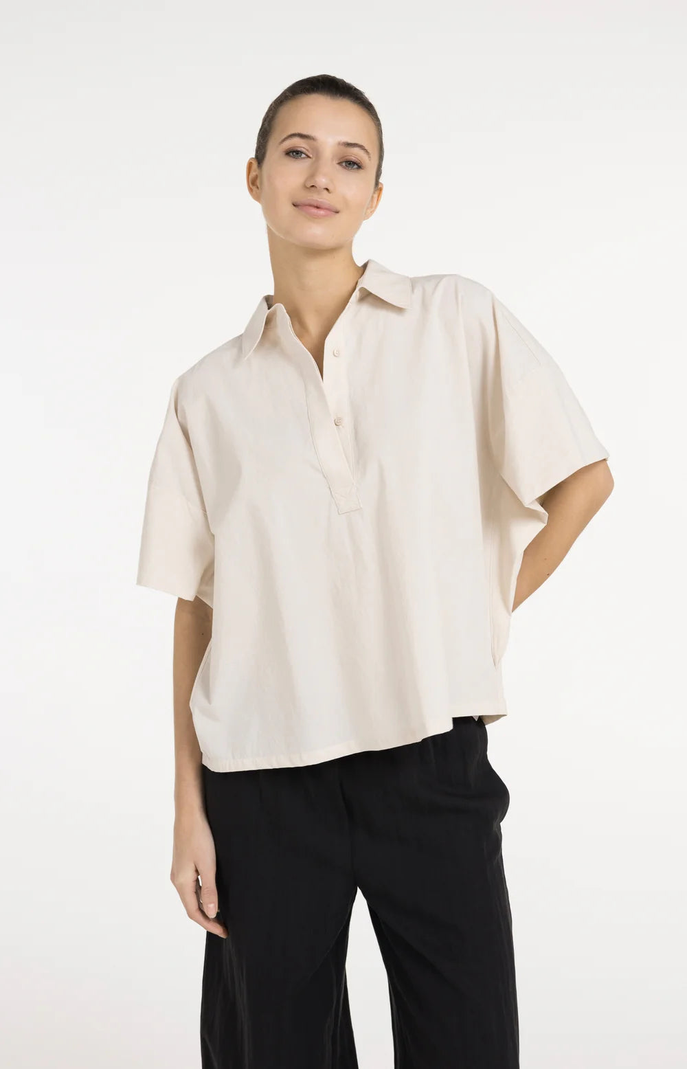 Yaya Blouse 01-201220-605 - 99067 Cloud Creme White