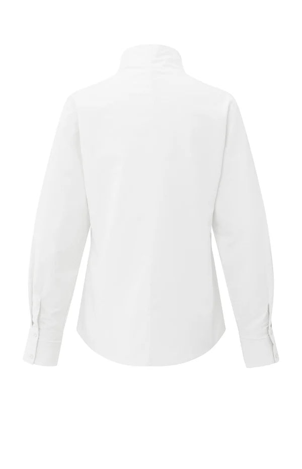 YAYA Blouse Hoge V-hals 01-201181-510 - 00000 Pure White