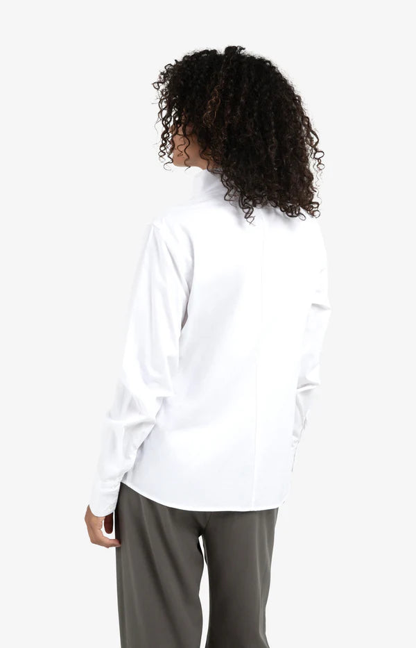 YAYA Blouse Hoge V-hals 01-201181-510 - 00000 Pure White