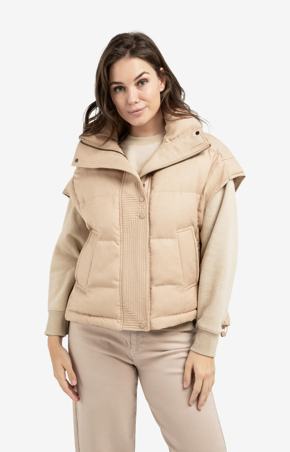 Yaya Oversized bodywarmer 02-021006-601 - 99041 - Gold