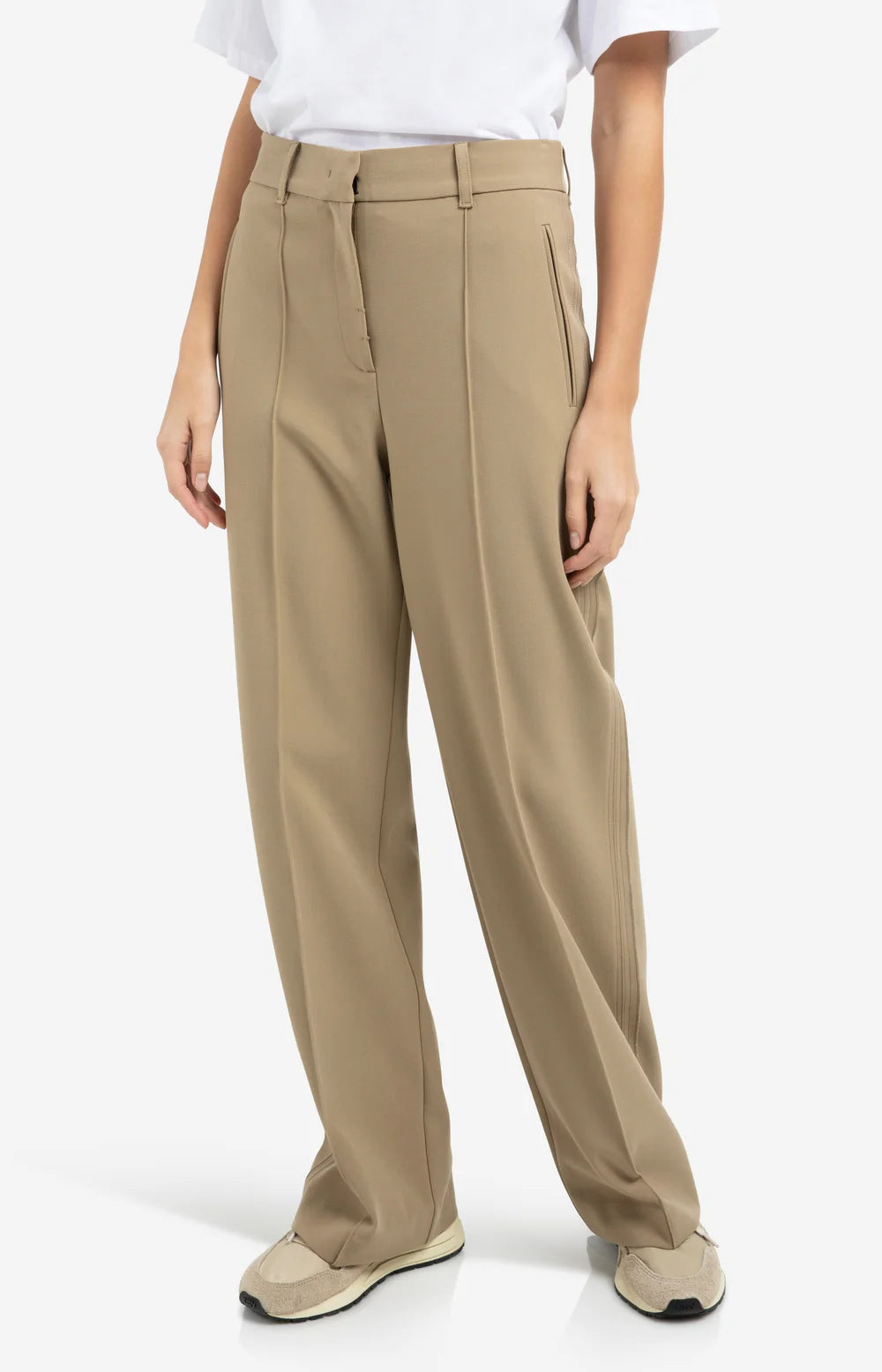 Yaya Pantalon 01-301240-602 - 99045 Khaki Green