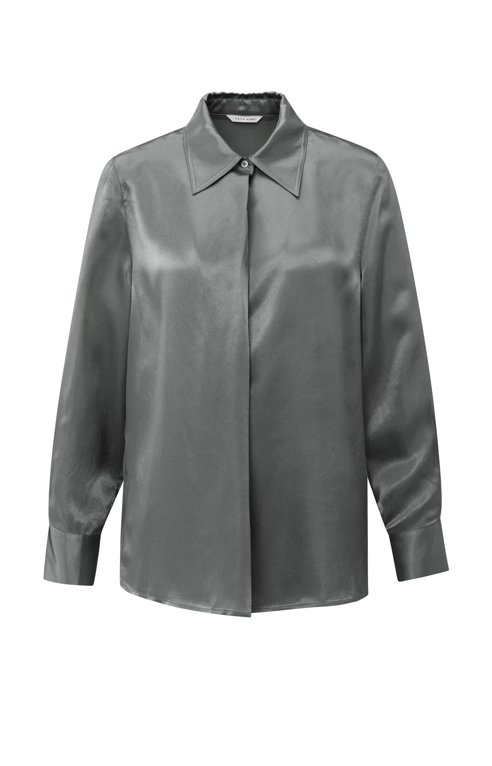 YAYA  Satijnen Blouse 01-701326-510 - 99032 Taupe Grey