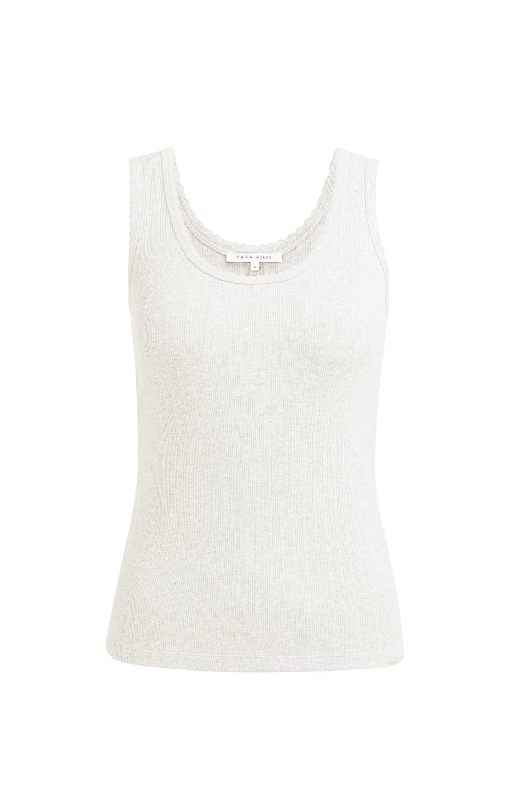 Yaya Singlet Top Geribd 01-729049-602 - 99049 Off White