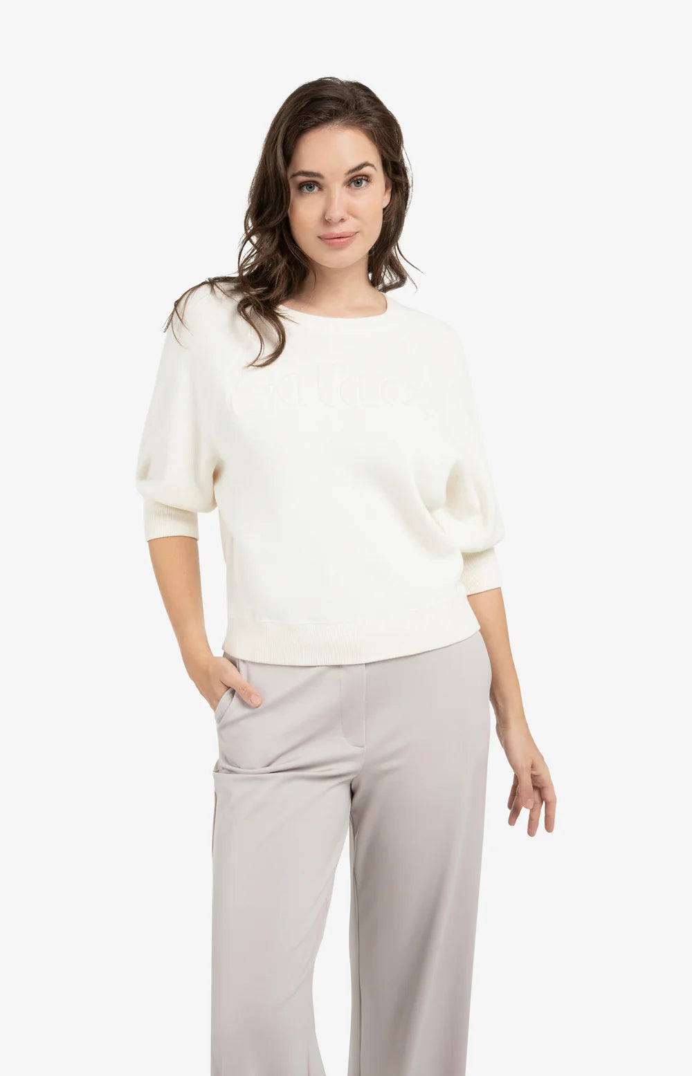 Yaya Sweater 01-000563-603 - Ecru Melange