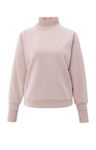 YAYA Sweater Hoge Ribkraag 01-109098-510 - 61509 Shadow Gray Pink