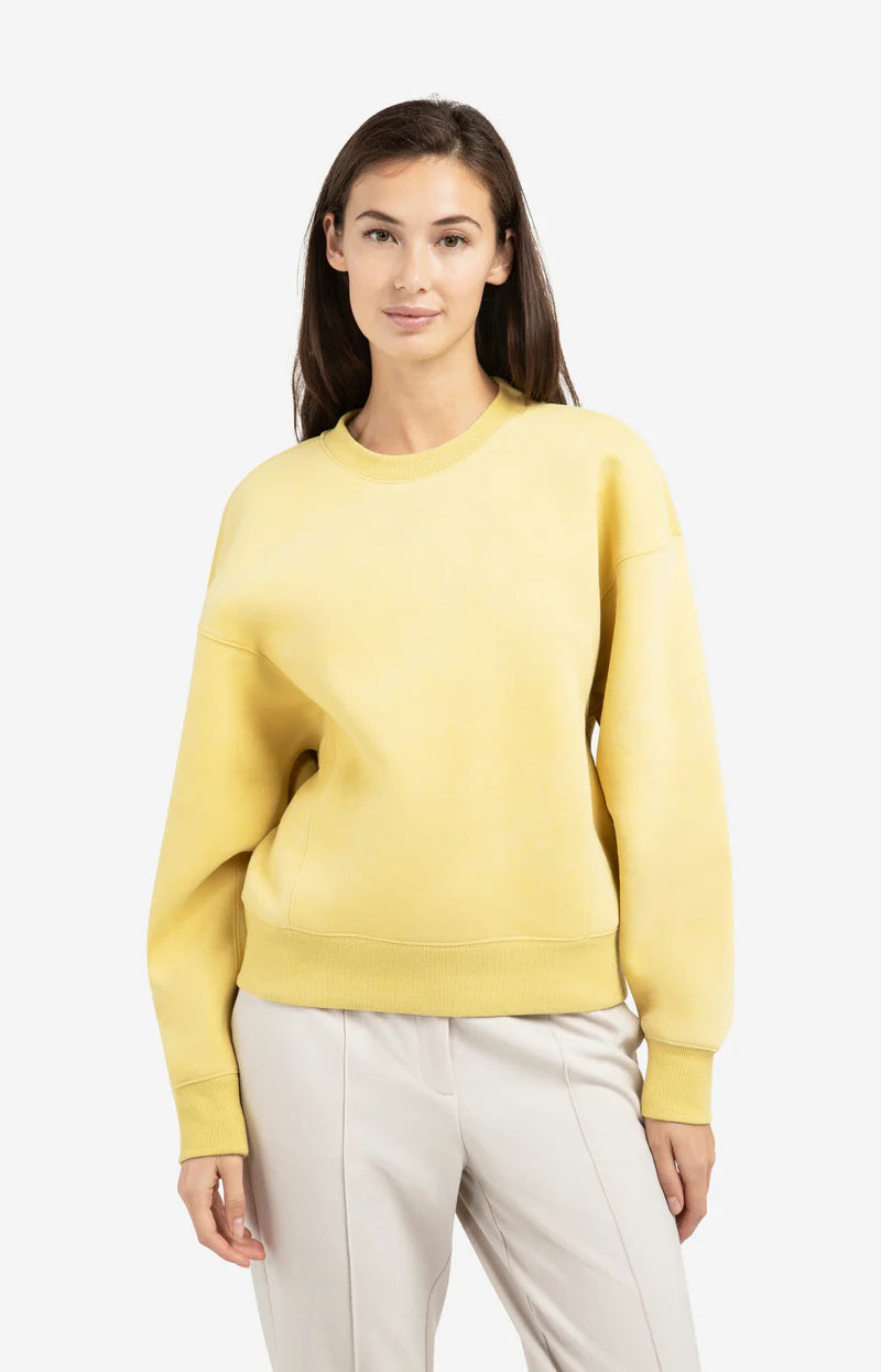 Yaya Sweater Met Gewassen Effect 01-109106-601 - 40626 Dried Moss Green