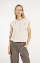 Yaya Top 01-701370-605 - 99067 Cloud Creme White