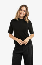 YAYA Trui Met Halve Mouwen 01-000529-511 - 00001 Black
