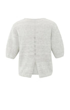 YAYA Trui V-hals 01-000522-510 - 990312 Cloud Grey Melange