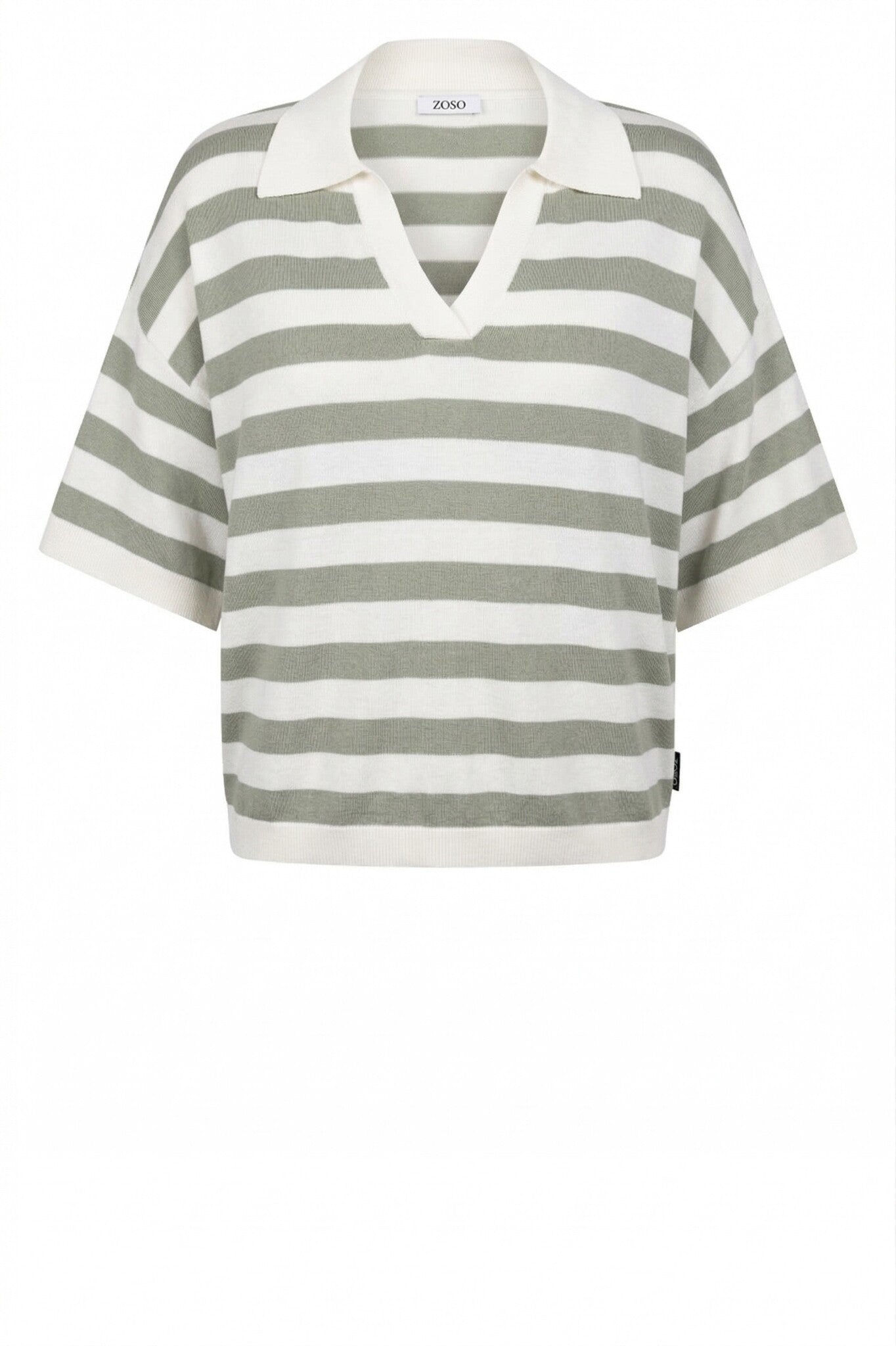 Zoso Sweater 262Isa - 0016-1000 White/Sage